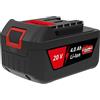 Güde 95811 Batteria AP 20-40.1 (batteria agli ioni di litio 20 V, 4 Ah, 80 Wh, indicatore di stato di carica, adatto per tosaerba a batteria n. 95809 e 95814, peso 0,6 kg)