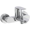 Roca A5A026EC00 Miscelatore Bagno-Doccia, Collezione, Senza Attrezzature, Cromato