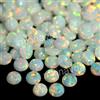 Senza marchio Australia Multicolore Opale Bianco Fuoco 1,00 mm Cabina Rotonda Pietra Prezio...