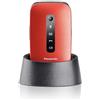 Panasonic PROMOZIONE Panasonic SENIOR PHONE TU550 CONCHIGLIA ROSSO Cod. KX-TU550EXR