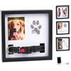 OtterPets Cornice commemorativa per animali domestici, ricordo per cani e gatti, scatola con ombra