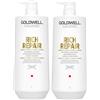 Goldwell Dualsenses Rich Repair Restoring Shampoo 1000ml Conditioner 1000ml