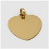 Gulino Gioielli Ciondolo a cuore in oro giallo 18 kt gold pendant/18KT GOLD PENDANT E.1052