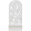 COSE DA CASA Fioriera con spalliera graticola rettangolare alta cm 150 vaso 60x32 in Metallo