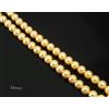 Senza marchio Originale South Sea Natural "Filippine" Gold 4,00 mm filo di perle sciolte 15"