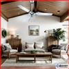 Zephir Ventilatore Soffitto con Luce Lampadario Fresco Aria ZEPHIR zfr3121x Telecomando