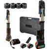 TANIASHOP Pinza Pressatrice a Batteria per Multistrato con Matrici TH16-20-26-32mm