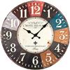 Lowell Orologio da parete Lowell JUSTAMINUTE Hotel des Fleurs Multicolor