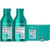 Redken Acidic Grow Full System Shampoo 250ml Conditioner 300ml Fiale 10x60ml
