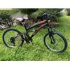 MASCIAGHI Bici 20 MTB Hogan FULL biammortizzata 6 velocità rosso nera per bambino ragazzo