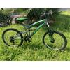 MASCIAGHI Bici 20 MTB Hogan FULL biammortizzata 6 velocità grigio verde per bambino rag...