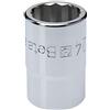 Beta 928B 24 - Chiavi a bussola con attacco quadro femmina 3/4 bocca poligonale, cromate