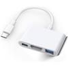 Miohuka Adattatore Apple da USB-C a HDMI per iPhone 15/16 a TV, adattatore multiporta US