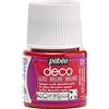 Pebeo Deco Bright Paint, Rosso Brillante, 45 ml