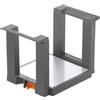 Blum Portapiatti BLUM per la cucina I Cassetto I Soluzione adatta per un massimo di 12 piatti I Plastica/Acciaio inox I Articolo regolabile I Possibilità di rimozione I Caratteristiche antiscivolo