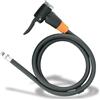 SKS GERMANY tubo con testa E.V.A. per RENNKOMPRESSOR, Accessorio e pezzo di ricambio (testa della pompa con tubo compatibile GERMANY RENNKOMPRESSOR, filettatura: M 8 x 0.75), Nero