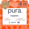 Pura Pannolini Ecologici Taglia 4 (8-14kg), 1 Confezione (24 Pezzi), l6vY