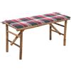 vidaXL Giardino con Cuscino Diversi Colori 120 x 50 x 3 cm/120 x 50 x 7 cm vidaXL