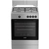 INDESIT Cucina A Gas I6GGKMS 4 Fuochi 64 Lt 15 W Inox Classe Energetica A