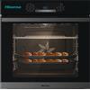 Hisense Forno Elettrico da Incasso Ventilato Hisense 77 litri 60 cm Cl A Nero BSA65226AB