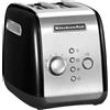 KITCHENAID Tostapane con Pinze 2 Fette 1100 W 7 Livelli Doratura Nero 5KMT221EOB KitchenAid