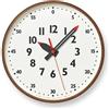 Lemnos Fun Pun Clock Brown YD14-08 S BW Orologio da parete di Yoko Dobashi NU...