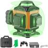 VEVOR Livella Laser Verde Autolivellante 30 m Linea Trasversale per Misurazione