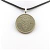 A Bijoux Pietre E Minerali. Collana Moneta Norvegia 1 KRONE - Haakon VII. Cor