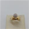 ANELLO DA DONNA VINTAGE ORO 18KT CON DIAMANTI DA 0.22 (3030) FONDO DI MAGAZZINO