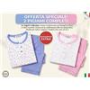 Angel's Offerta 2 Pigiami Completi Donna Cotone con Pizzo Angel's Collection S-M-L-XL