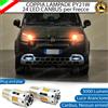 COPPIA LAMPADE PY21W CANBUS 3.0 24 LED FIAT PANDA PANDINA FRECCE ANTERIORI