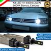 ELT KIT LAMPADE ABBAGLIANTI LED VW GOLF IV 4 CON FARI ALOGENI (NON XENON) H1 6000K
