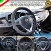 ELT COPRIVOLANTE EFFETTO CAMOSCIO CON INSERTO ROSSO PER DR EVO 3 EVO3