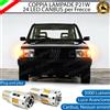 ESSPART COPPIA LAMPADE P21W BA15S CANBUS 24 LED FIAT PANDA MK1 FRECCE ANTERIORI