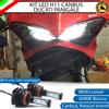 ERL KIT LED H11 DUCATI PANIGALE 6000K CANBUS XENON 9800 LUMEN ABBAGLIANTI