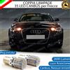 ESL COPPIA PY21W BAU15S CANBUS 35 LED AUDI A6 C7 con fari alogeni FRECCE ANTERIORI