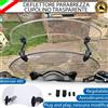 ESL DEFLETTORE PARABREZZA CUPOLINO TRASPARENTE REGOLABILE PER APRILIA SCARABEO 250