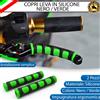 ESL COPPIA COPRI LEVE IN SILICONE FRENO FRIZIONE NERO VERDE PER PIAGGIO BEVERLY 200