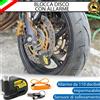 ESL BLOCCA DISCO CON ALLARME 110 DECIBEL ANTI SOLLEVAMENTO PER SUZUKI VAN VAN RV 200