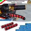 ESL COPPIA COPRILEVE IN SILICONE FRENO FRIZIONE NERO ROSSO PER YAMAHA XC 300 VERSITY