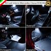 KIT LED INTERNI MERCEDES CLASSE B W246 PARASOLE+POST.+PORTAOGGETTI+BAGAGLIAIO