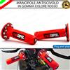 ESL MANOPOLE MANUBRIO MOTO CROSS ROSSO GOMMA PER KYMCO STRYKER 125 2000-2002 ON