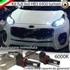 ELT KIT FULL LED KIA SPORTAGE QL LAMPADE ANABBAGLIANTI LED HB3 6000K NO ERROR