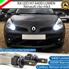 ELT ABBAGLIANTE LED RENAULT CLIO MK3 FARO LENTICOLARE H7 6000K CANBUS 6400 LUMEN