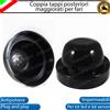ELT COPPIA TAPPI POSTERIORI PARAPOLVERE IN GOMMA FARO FARI LED E XENO FIAT 500X