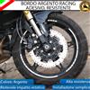 ESL CONTORNO PROFILO ARGENTO BORDO ADESIVO RUOTE CERCHI PER HARLEY TRIKE 114 TRI