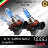ELT LAMPADE LAMPADINE BLUE EFFETTO XENON AUDI A3 8P DAL 08/2006 FENDINEBBIA BIANCO