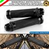MSM MANOPOLE MANUBRIO ANTISCIVOLO NERO CON CONTRAPPESI PER APRILIA PEGASO (600)