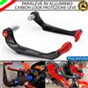 ESL PARALEVE PARA LEVE FRENO FRIZIONE CARBON LOOK ROSSO PER YAMAHA XC 300 VERSITY