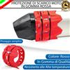 ESL PROTEZIONE PER SCARICO TERMINALE IN GOMMA ROSSO PER KYMCO ZING 125